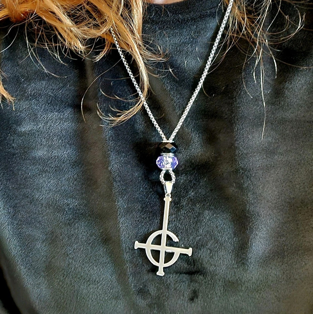 Ghost Inspired Stainless Steel Necklace