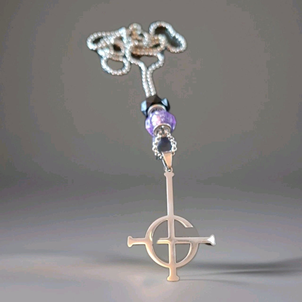 Ghost Inspired Stainless Steel Necklace