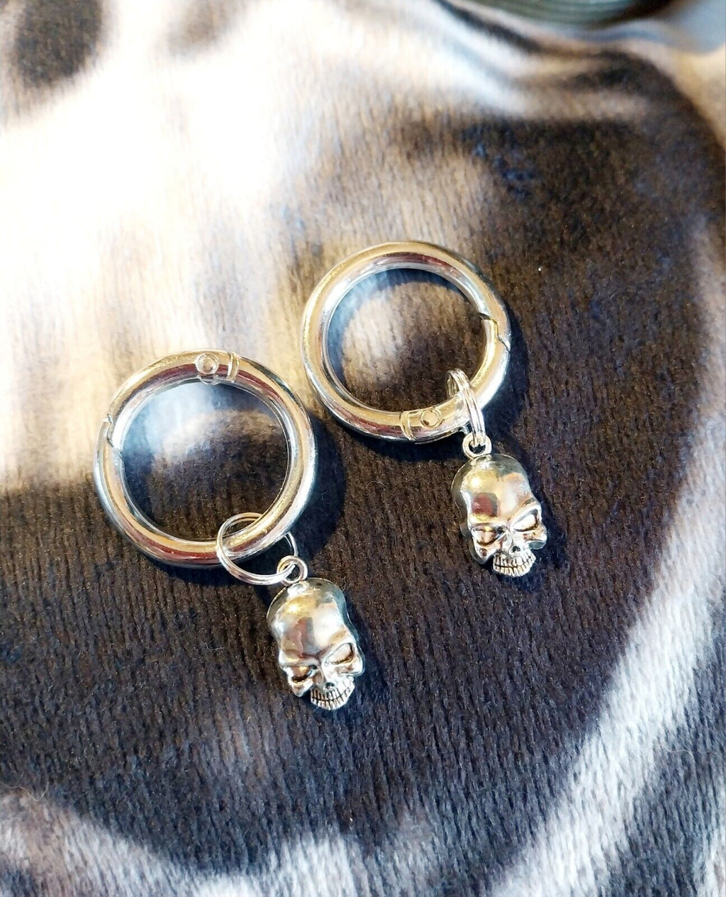 Skull boot charms for goth emo punk