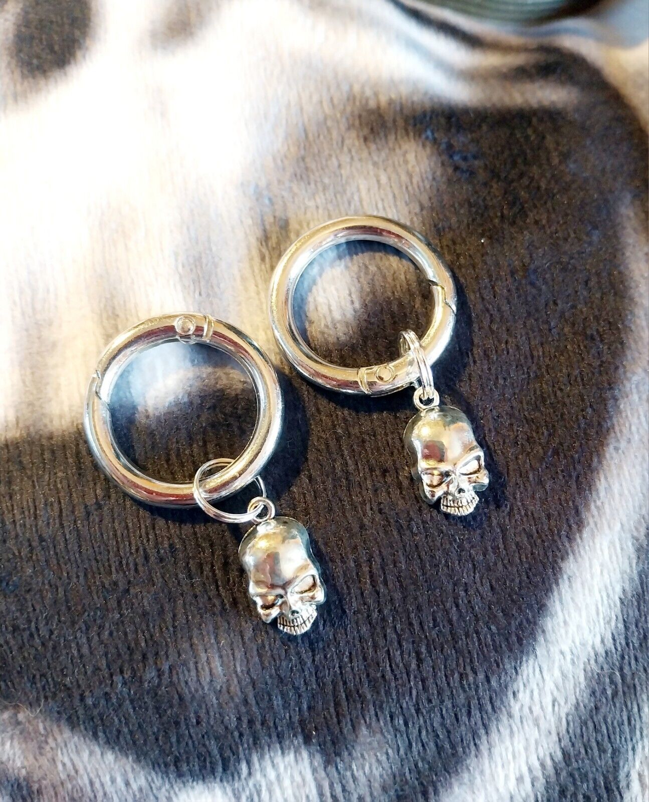 Skull boot charms for goth emo punk