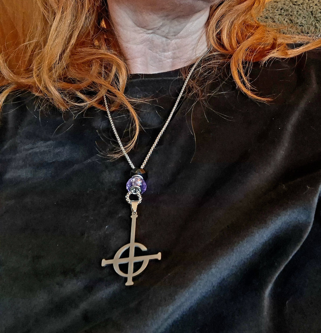 Ghost Inspired Stainless Steel Necklace