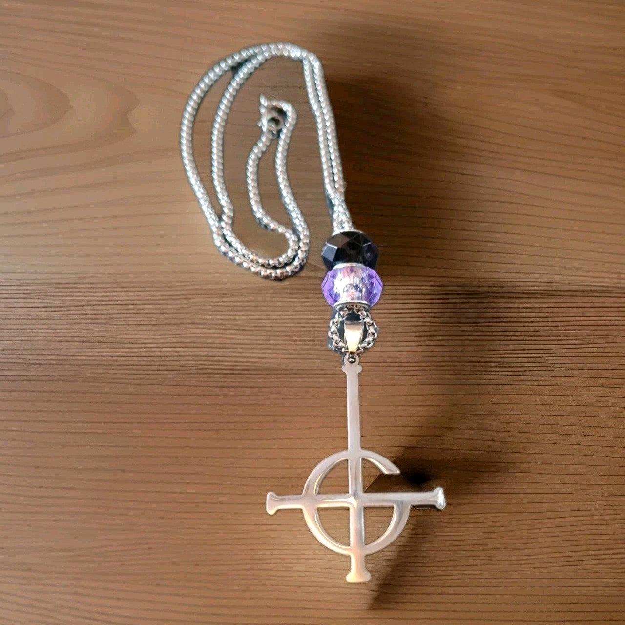 Ghost Inspired Stainless Steel Necklace