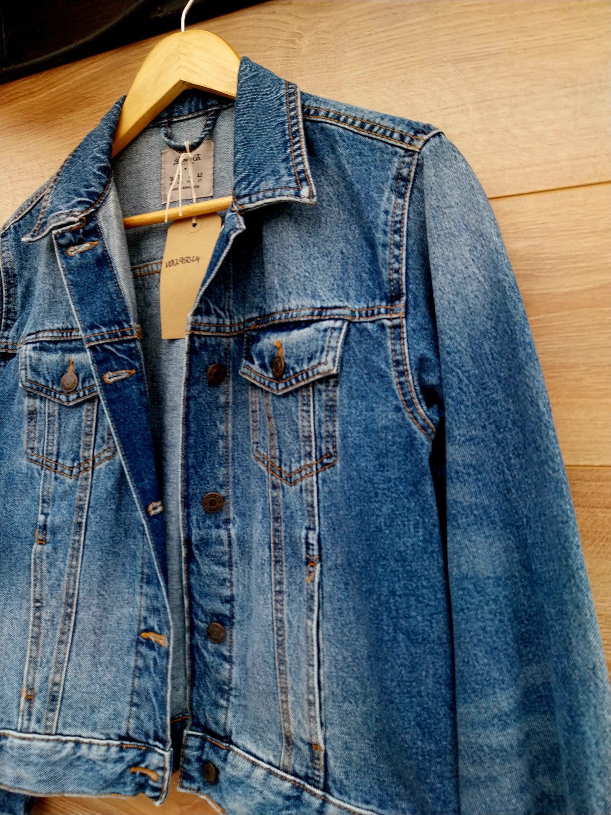 Reworked vintage denim jacket with Metallica on back Size XL