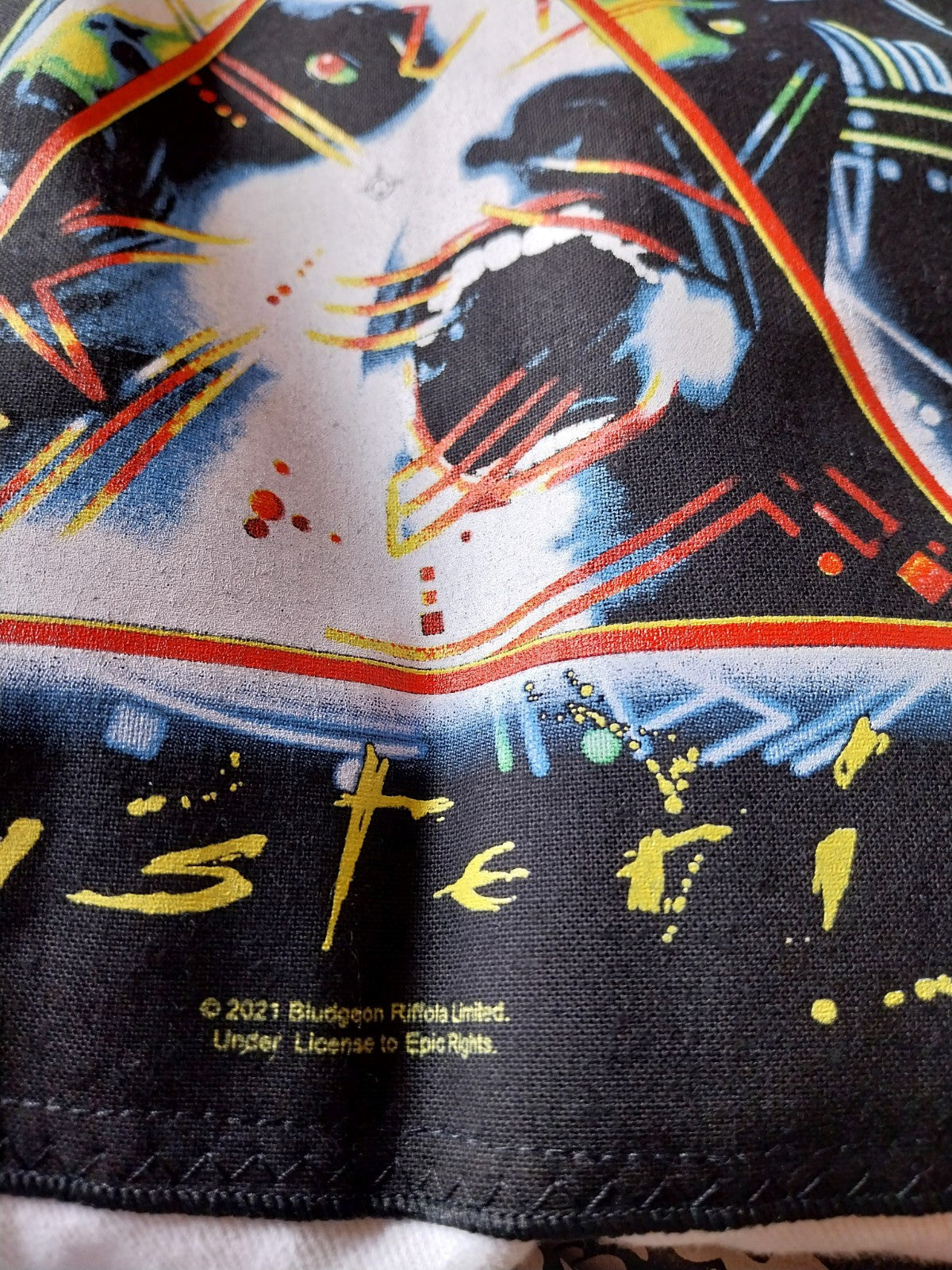 Reworked Vintage White Battle  Jacket Def Leppard Size Large