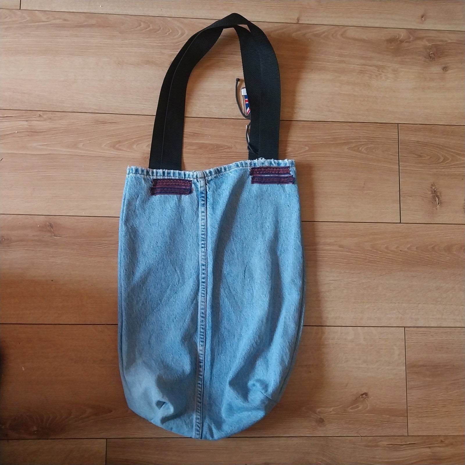 Sex Pistols Punk Handmade Denim Tote Bag Festival