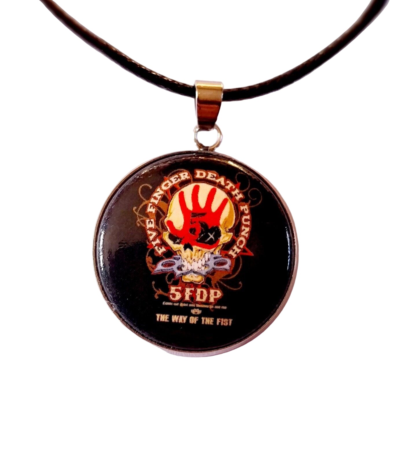 Handmade Five Finger Death Punch 5FDP necklace