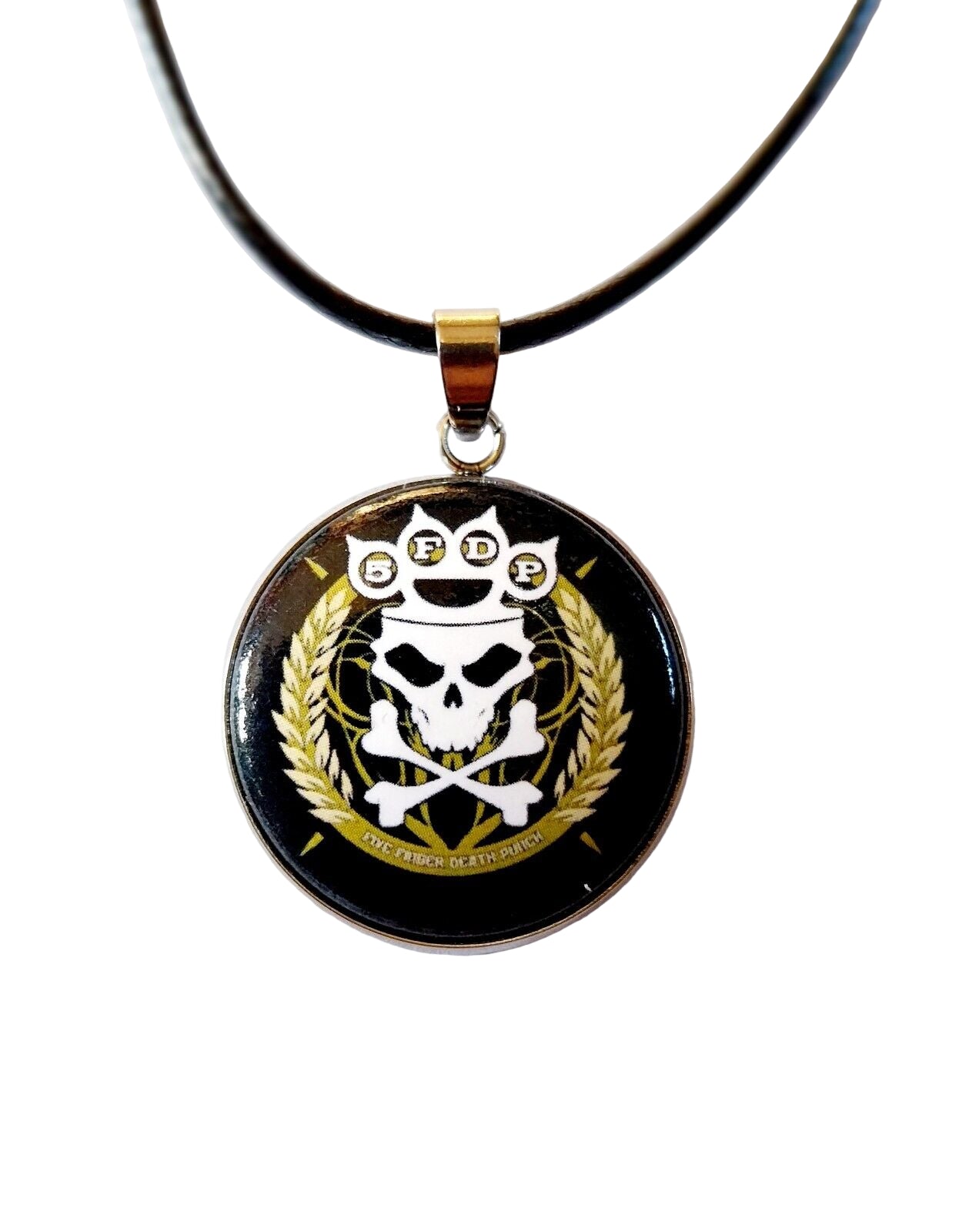 Handmade Five Finger Death Punch 5FDP necklace