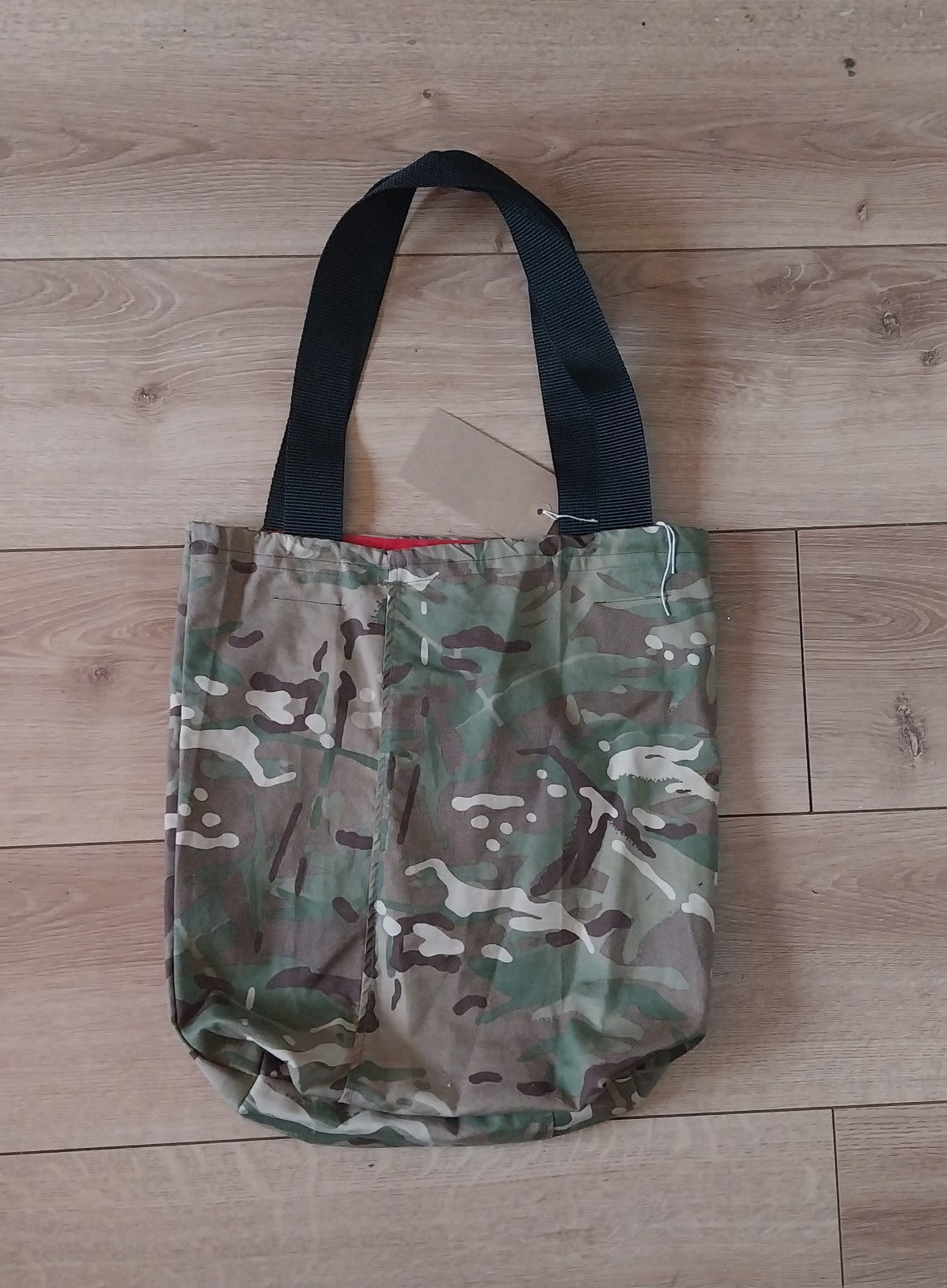 Handmade Camo Tote Bag With Motorhead Patch  Metalhead Festival