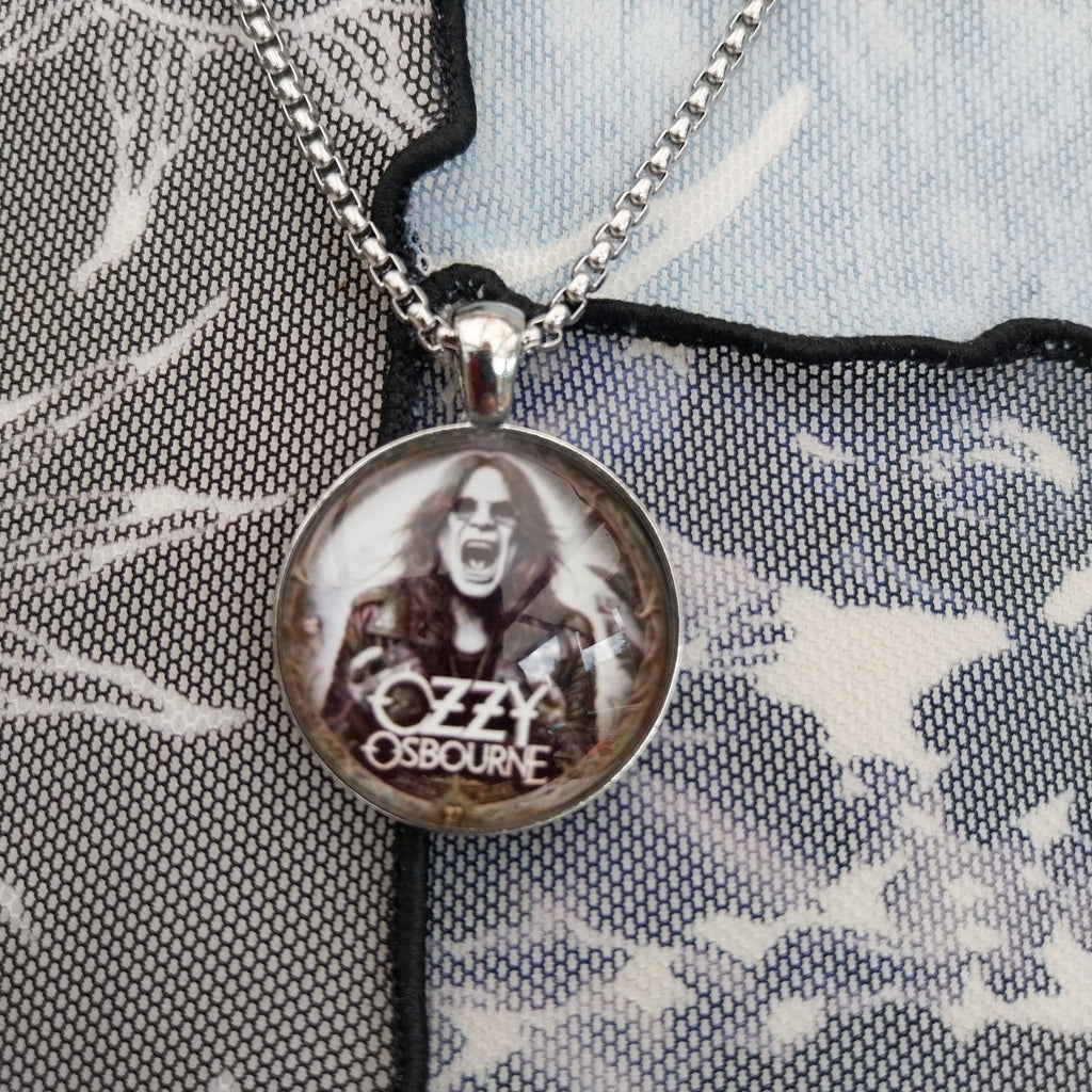 Ozzy Black Sabbath Handmade Choker And Necklace Set Gothic Cross Metalhead