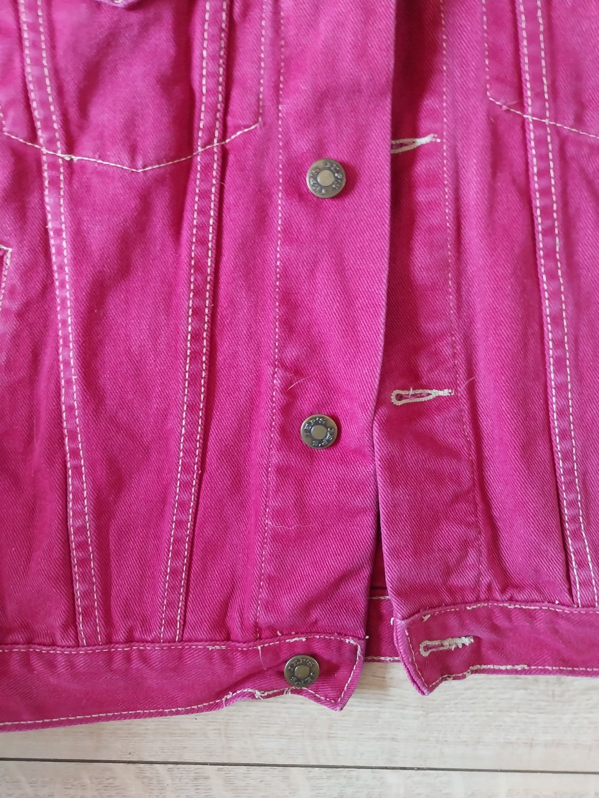 ACDC Reworked  vintage denim waistcoat  Size Small Festival Metalhead