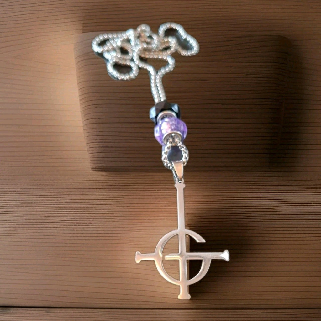 Ghost Inspired Stainless Steel Necklace