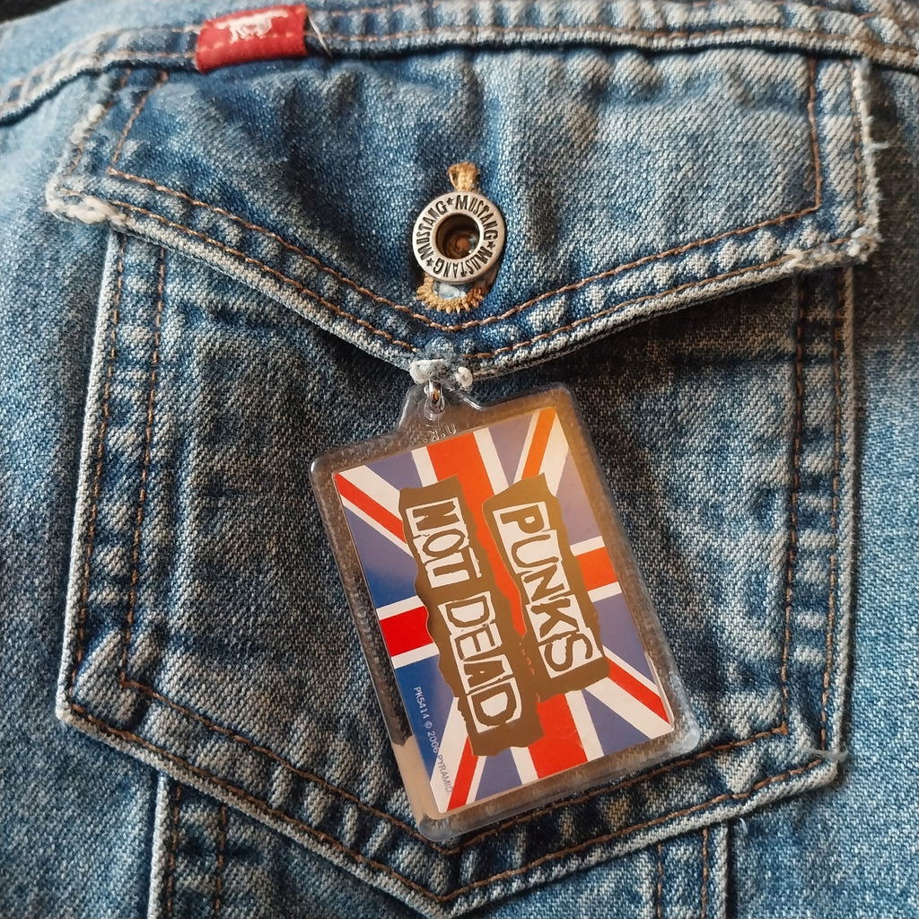 Sex Pistols Battle Jacket Reworked  Denim Waistcoat Punk XL