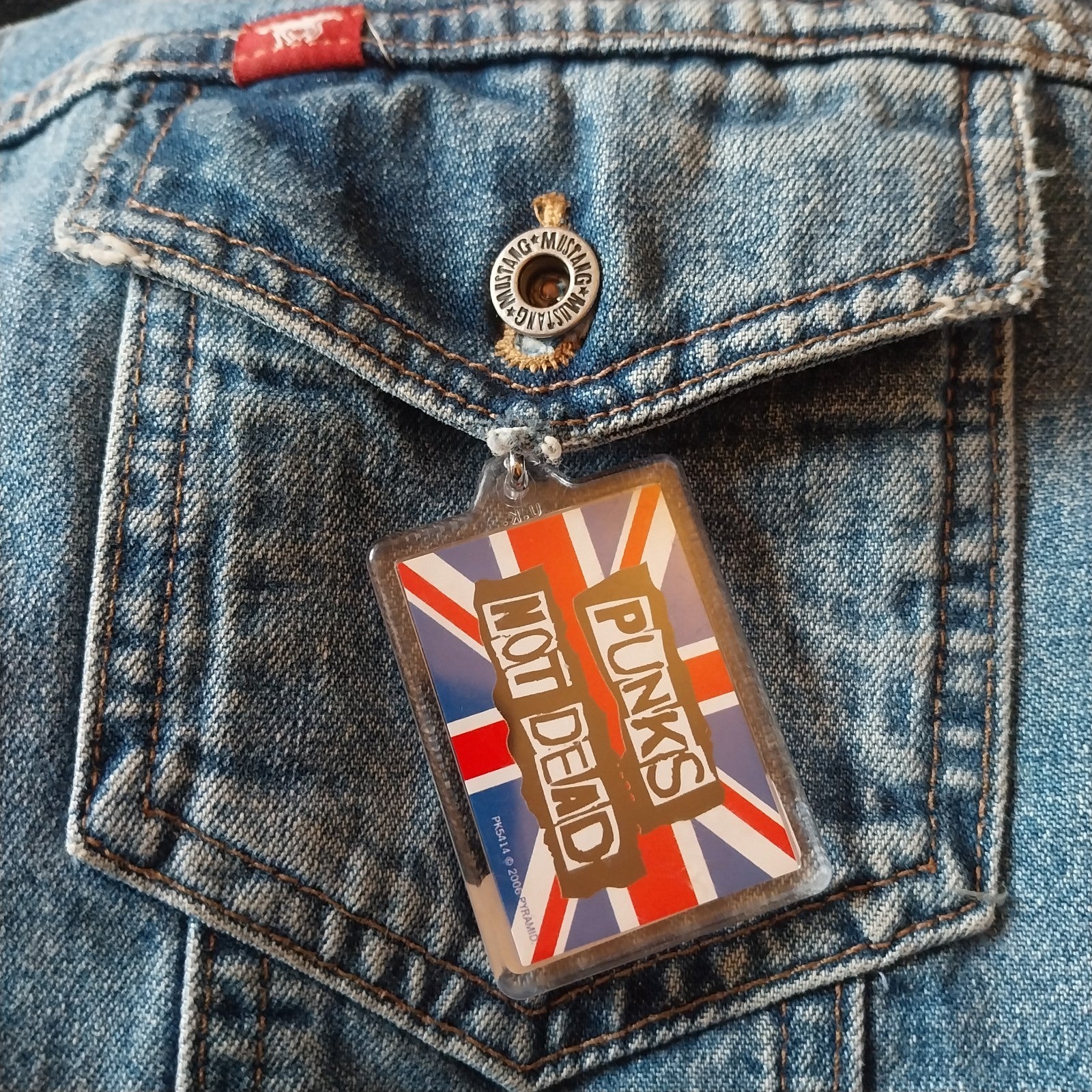 Sex Pistols Battle Jacket Reworked  Denim Waistcoat Punk XL