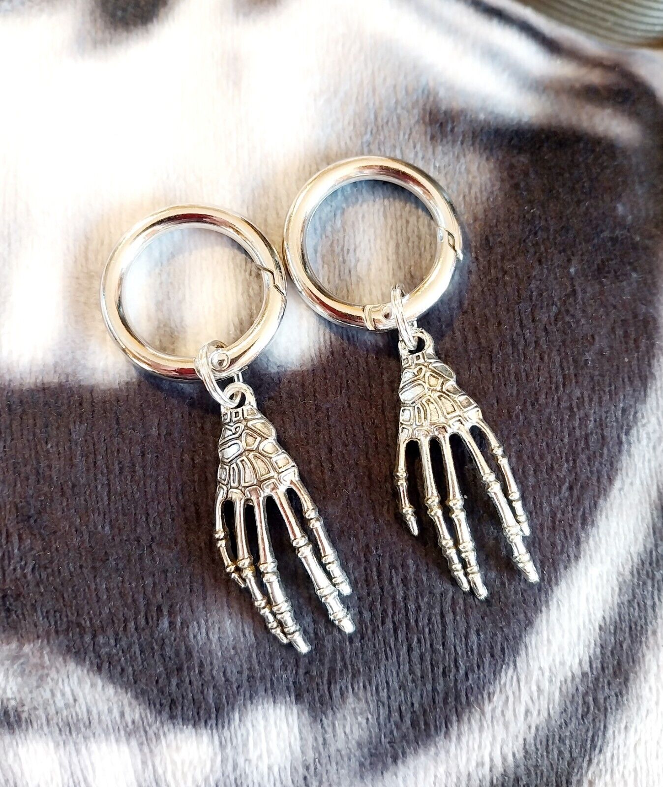 Skeleton Hand Boot  charms for goth emo punk