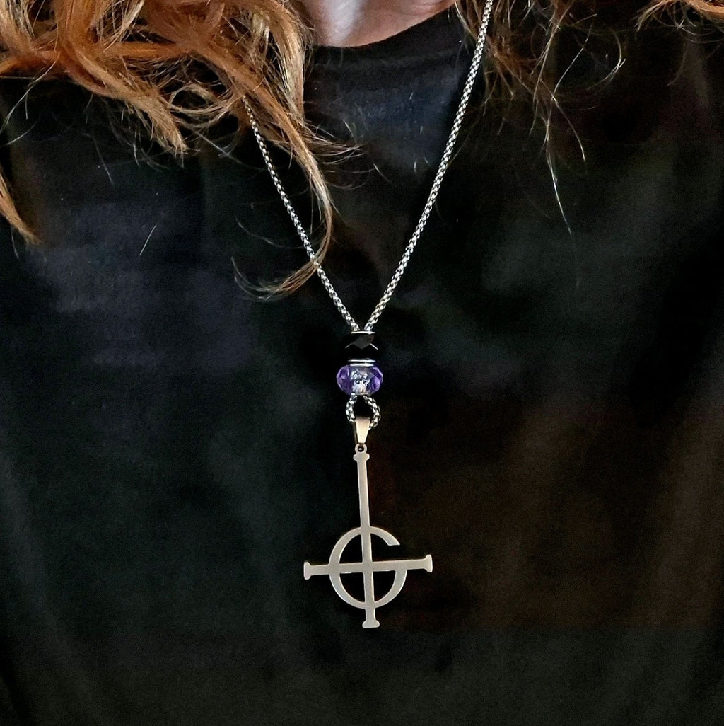 Ghost Inspired Stainless Steel Necklace