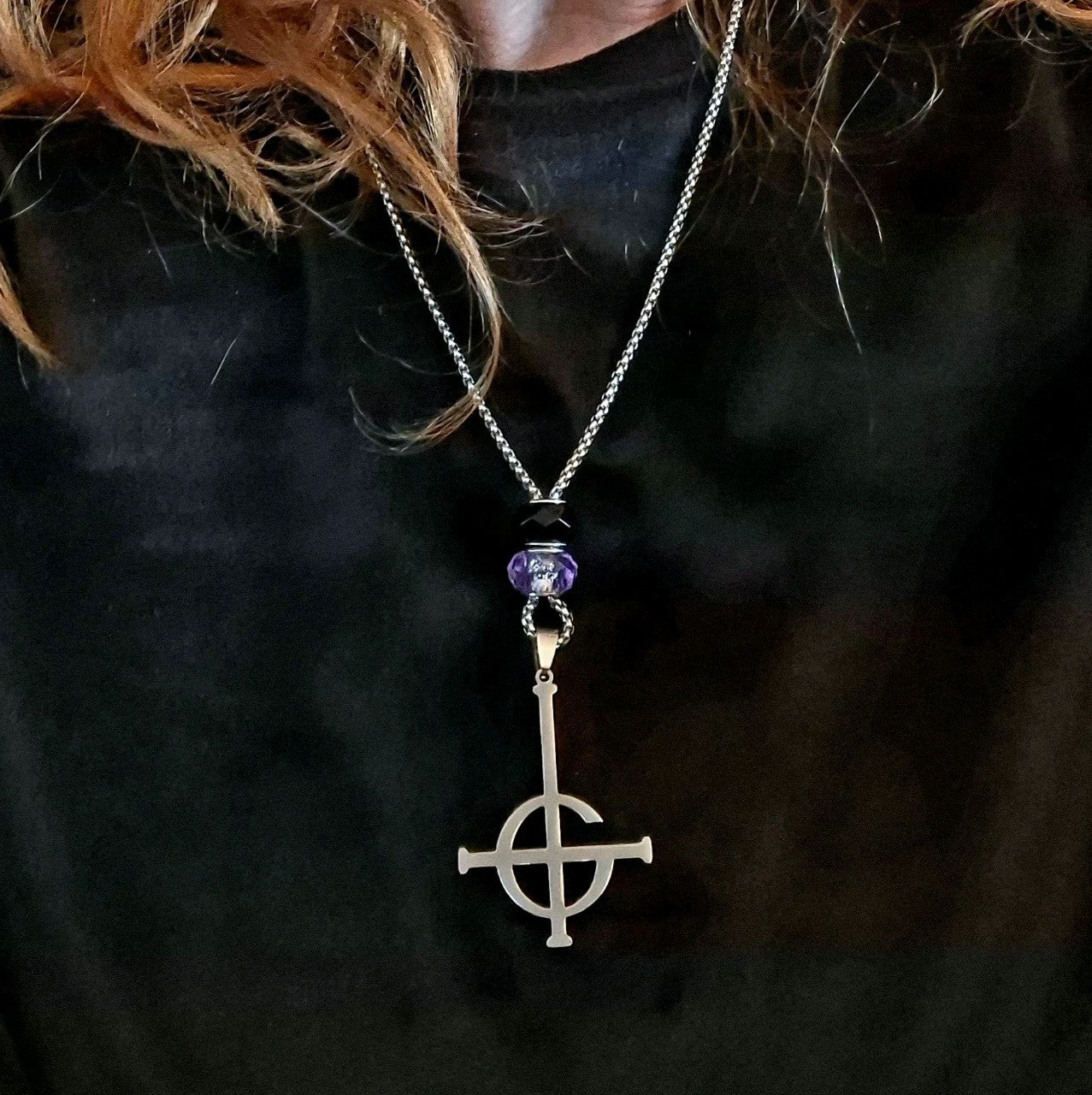 Ghost Inspired Stainless Steel Necklace