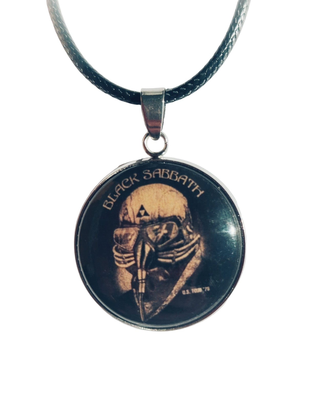 Handmade Black Sabbath necklace Rock Metalhead Festival