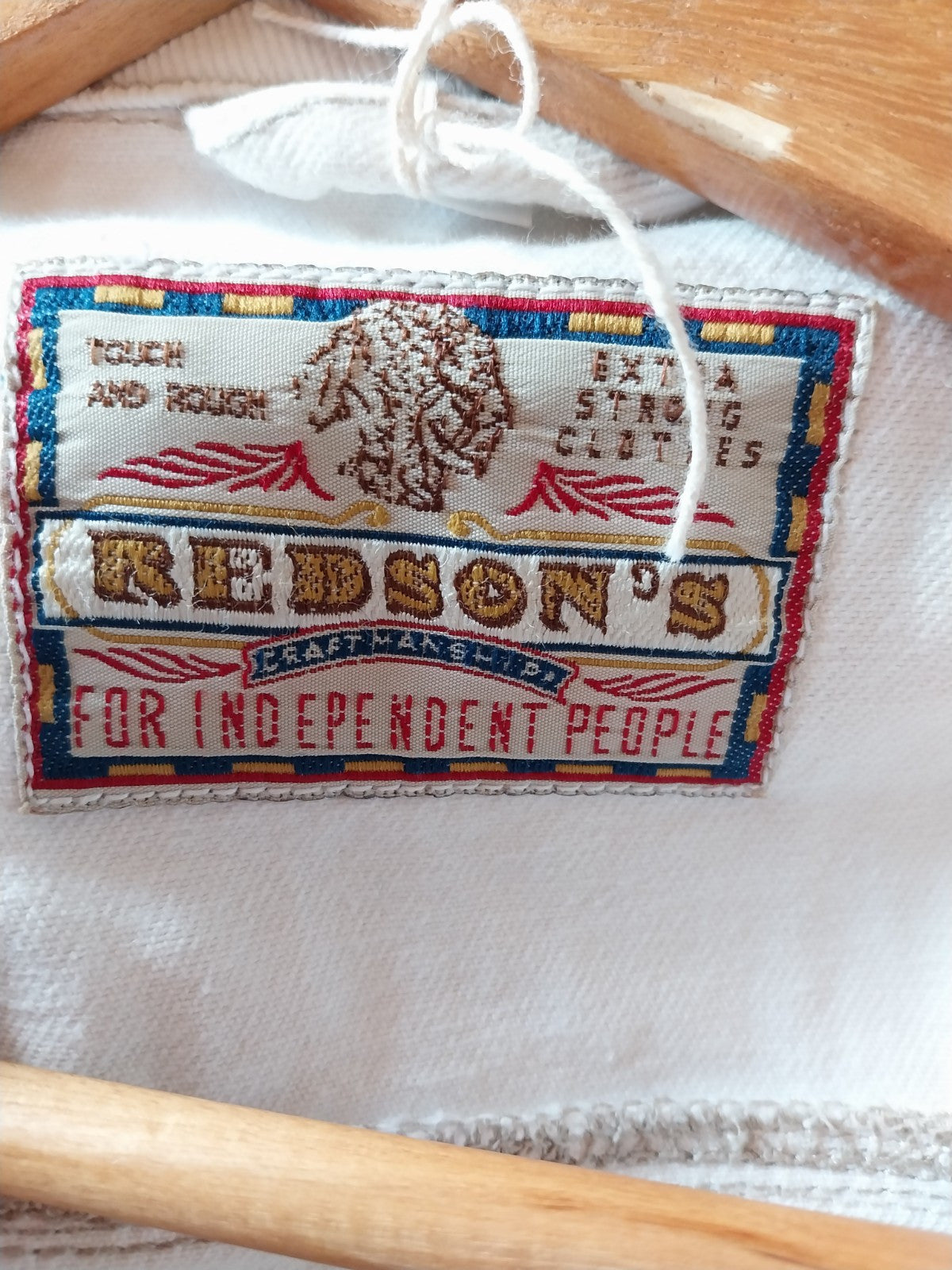 Reworked Vintage White Battle  Jacket Def Leppard Size Large