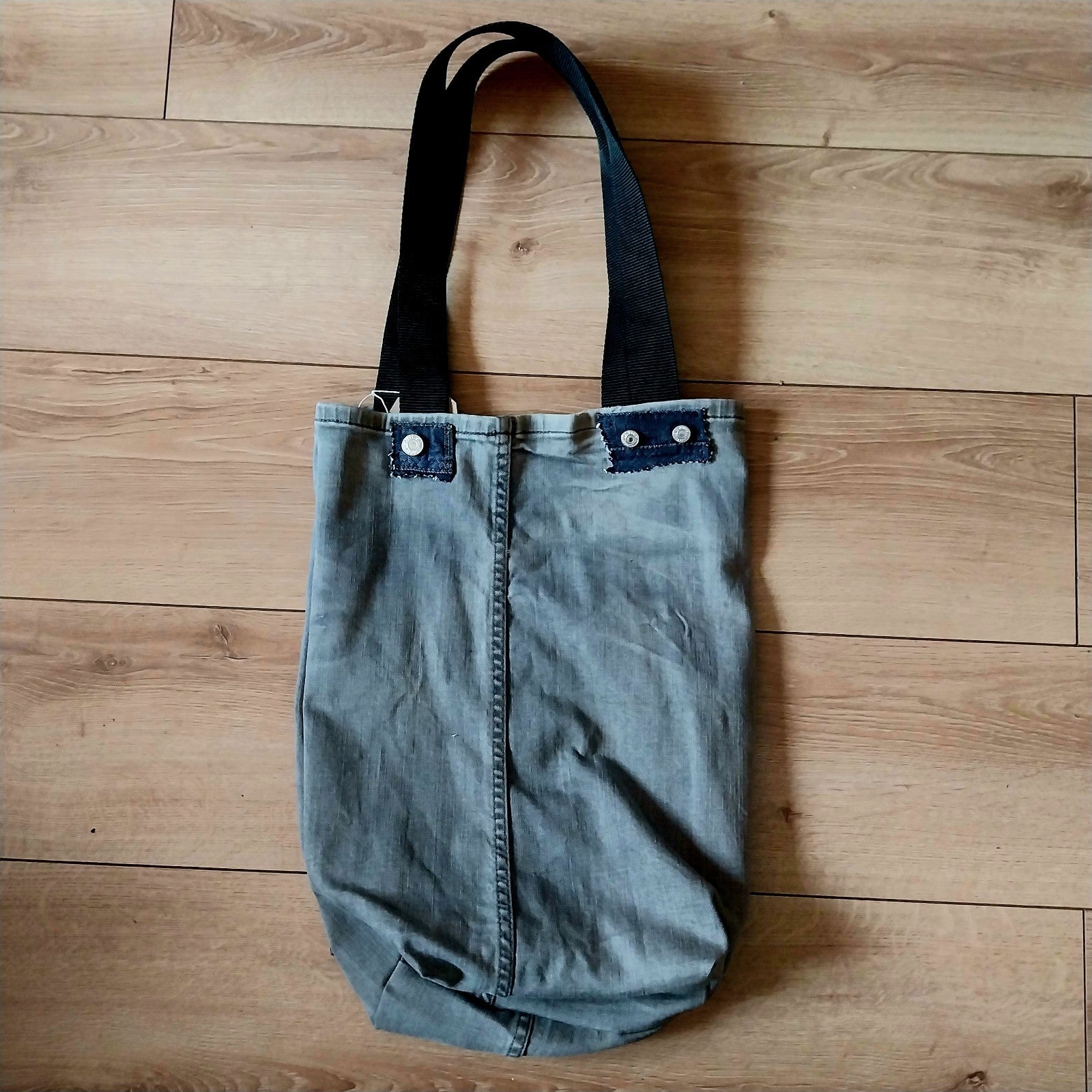 ACDC Metalhead Handmade  Denim Tote Bag Festival