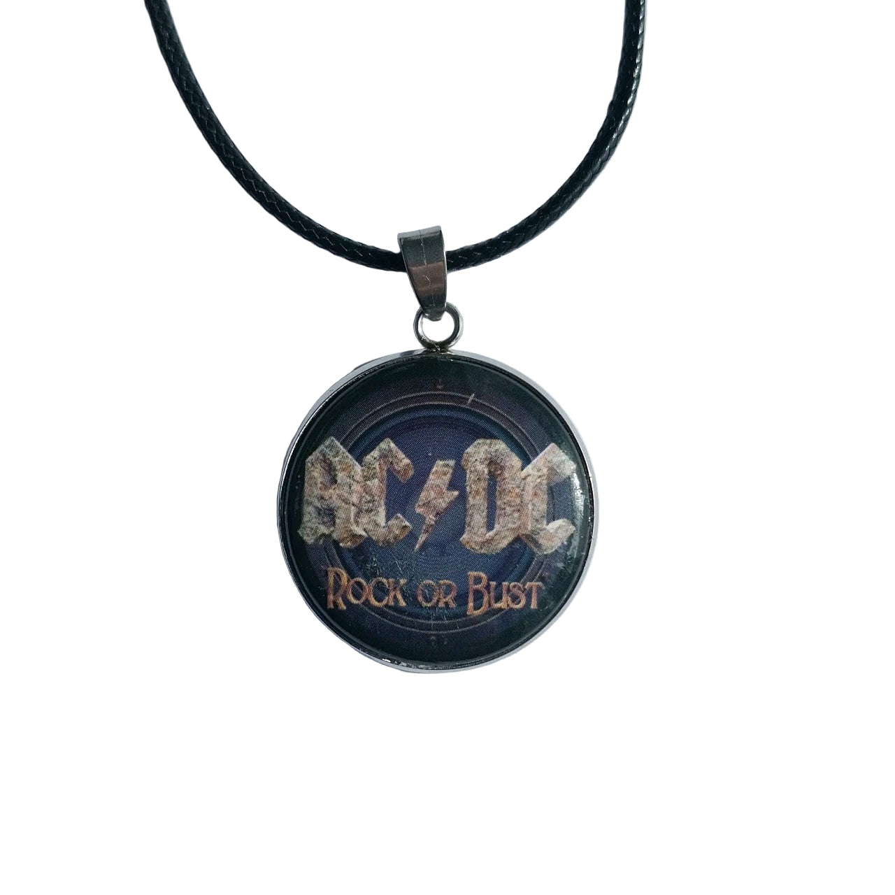 Handmade ACDC Inspired necklace Rock Metalhead