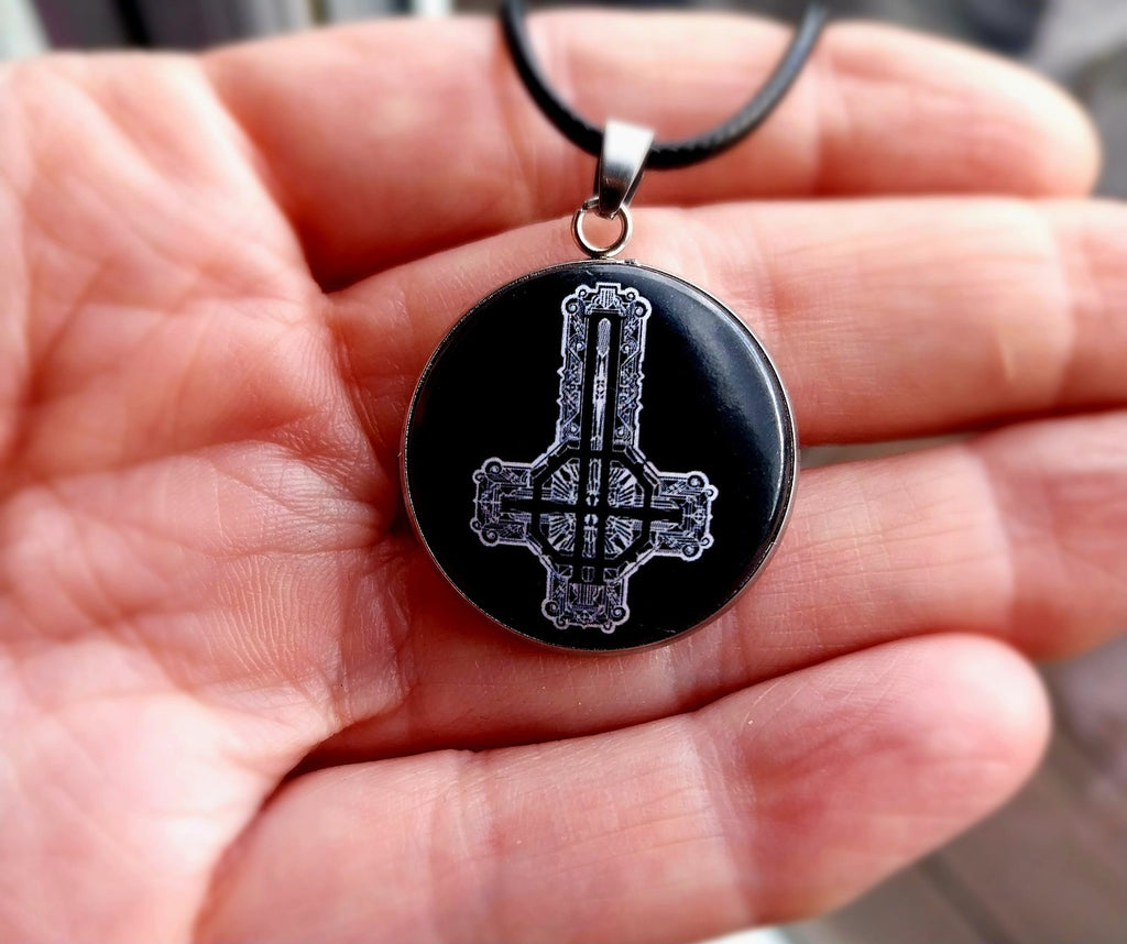 Handmade Ghost Band  Inspired necklace Rock Metal head