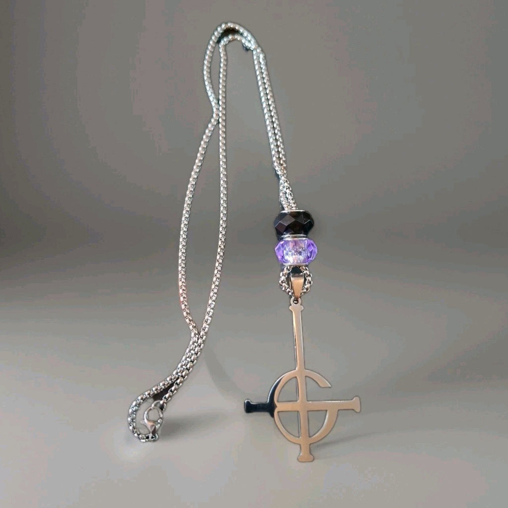 Ghost Inspired Stainless Steel Necklace
