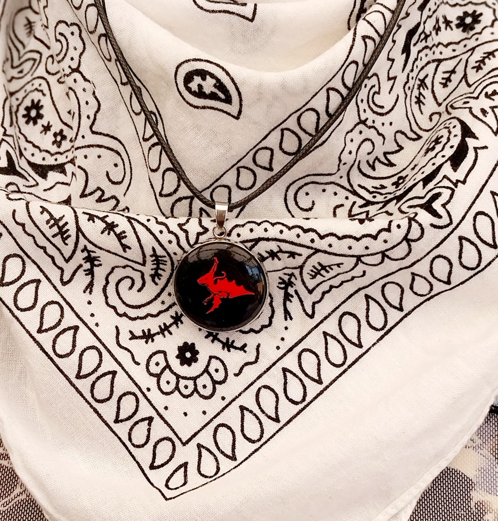 Handmade Black Sabbath necklace Rock Metalhead Festival