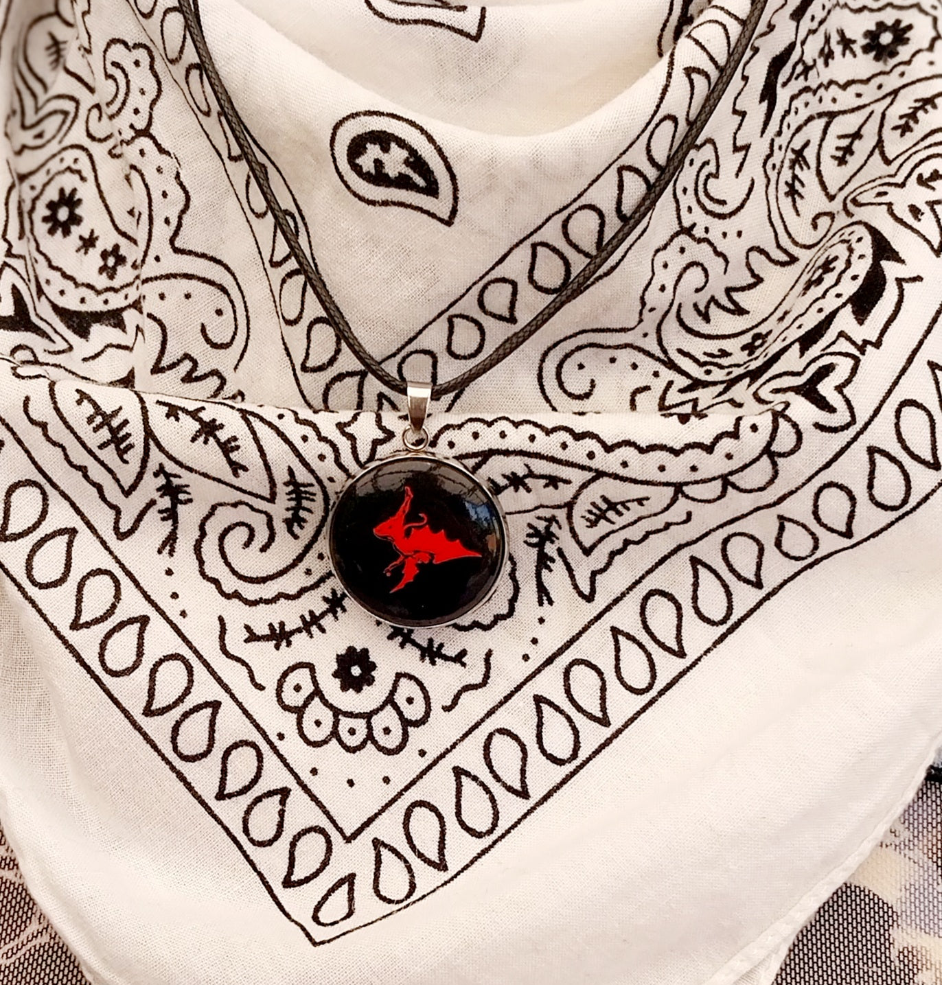 Handmade Black Sabbath necklace Rock Metalhead Festival