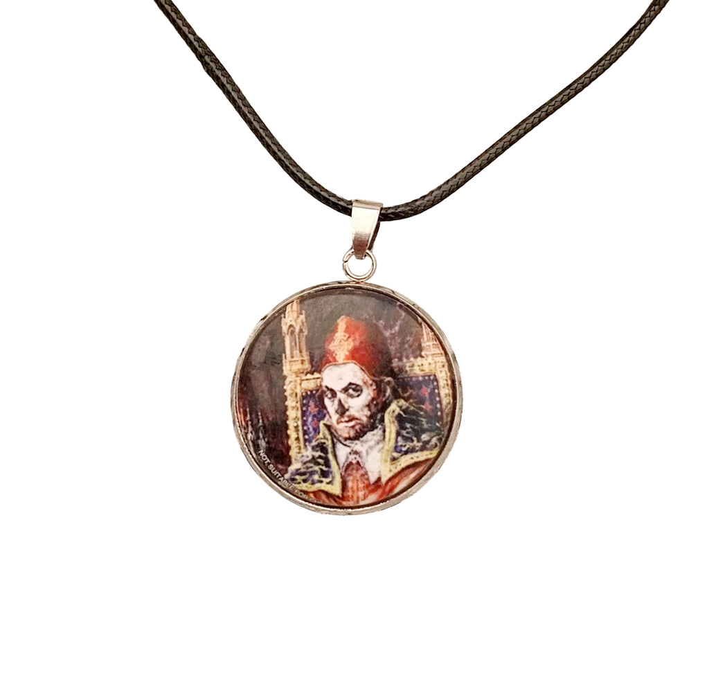 Handmade Ghost Band  Inspired necklace Rock Metal head