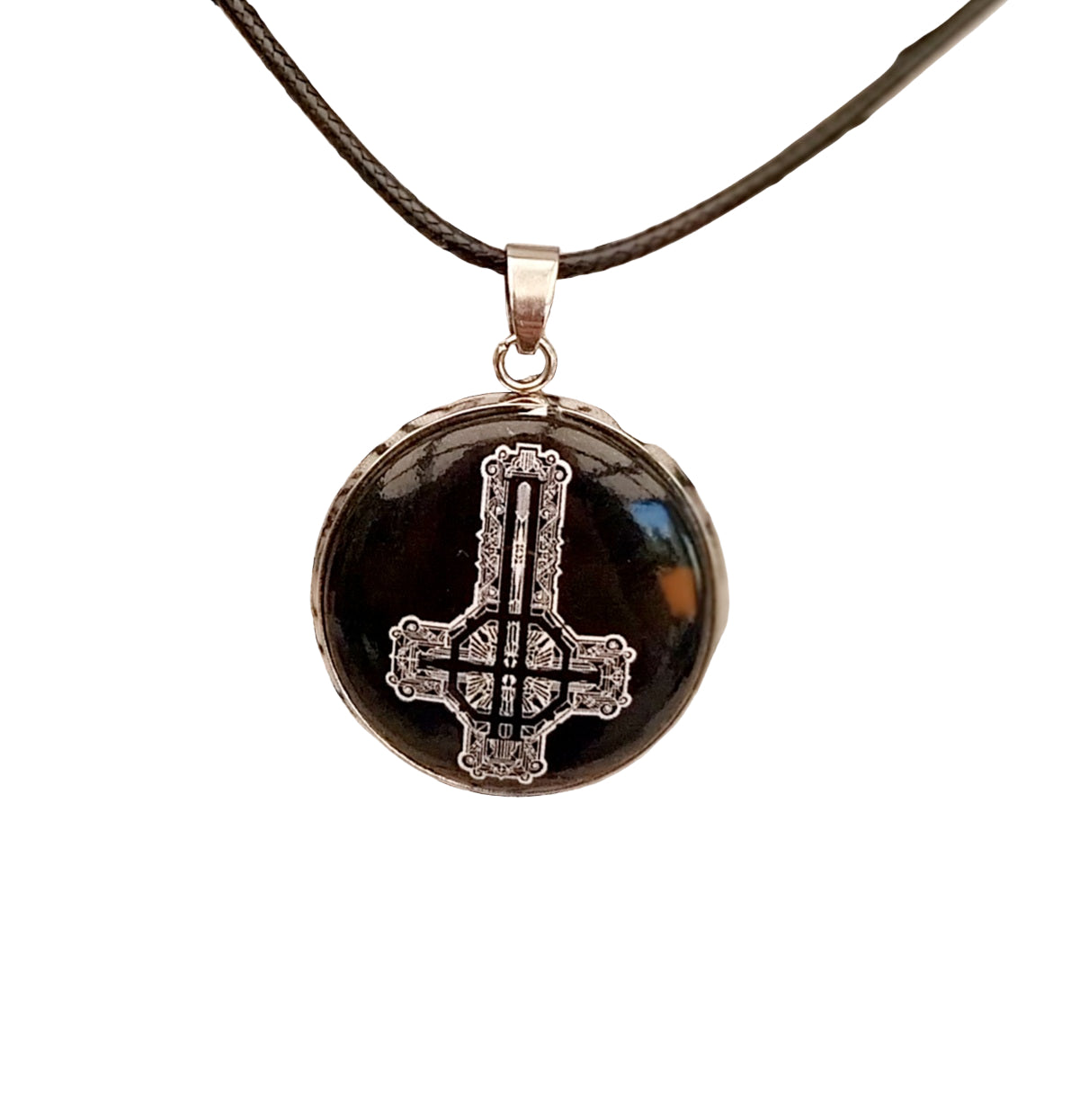 Handmade Ghost Band  Inspired necklace Rock Metal head