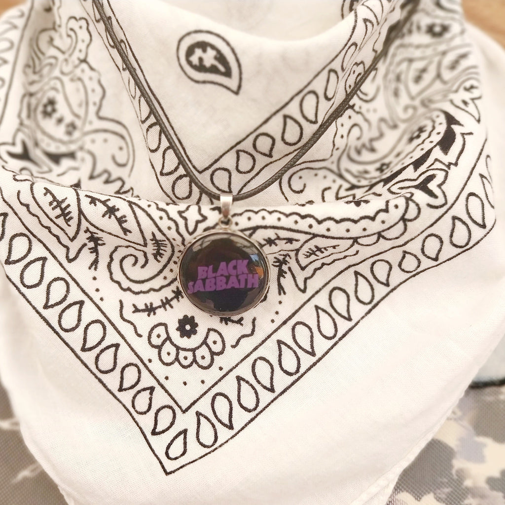 Handmade Black Sabbath necklace Rock Metalhead Festival