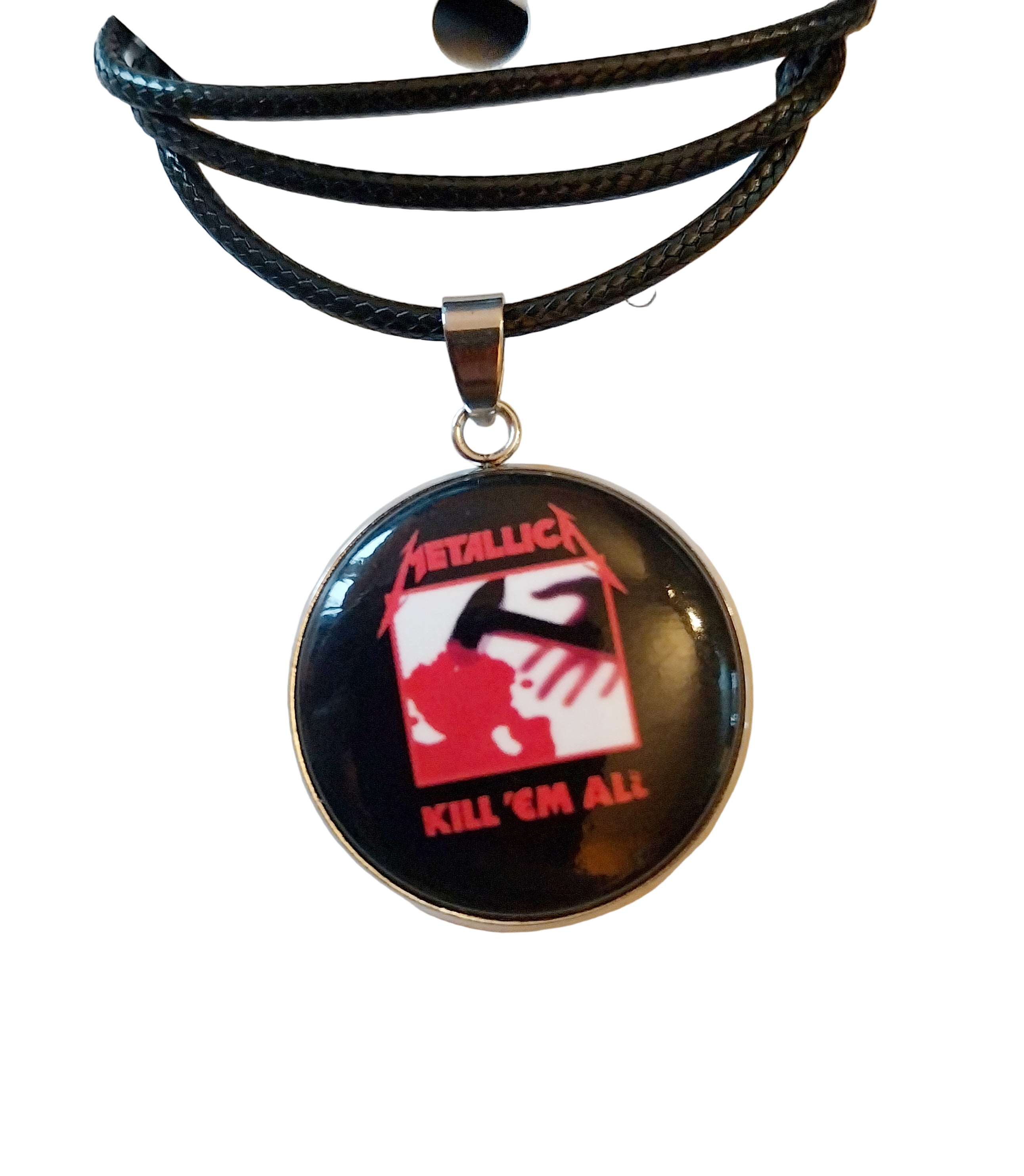 Handmade Metallica  Inspired necklace Rock Metalhead