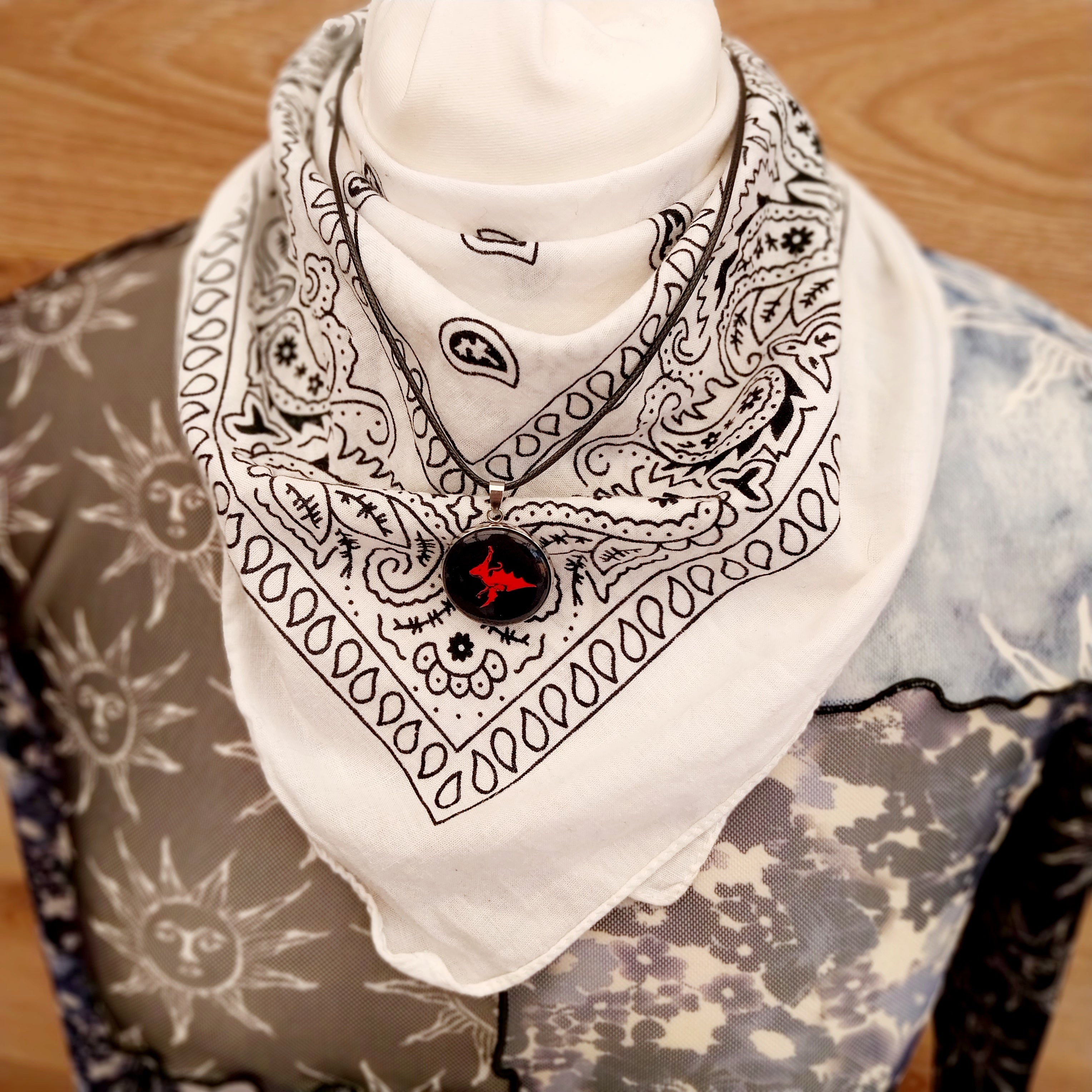 Handmade Black Sabbath necklace Rock Metalhead Festival