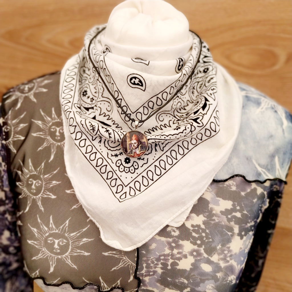 Handmade Ghost Band  Inspired necklace Rock Metal head